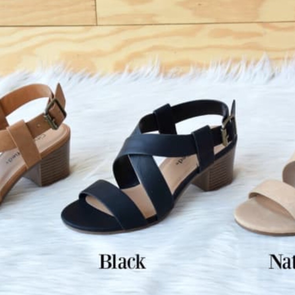 City Classified Block Heel Sandal